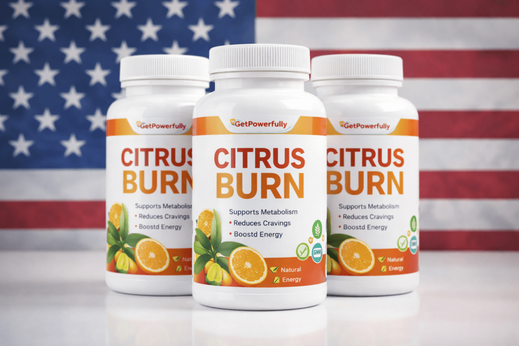 Three Citrus Burn supplement bottles