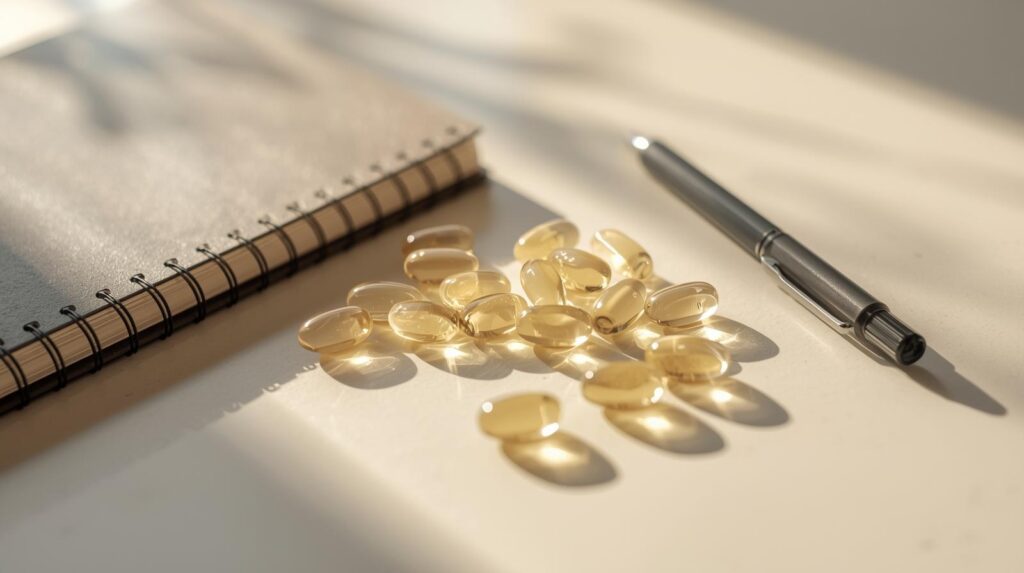 citrus burn supplement capsules close up