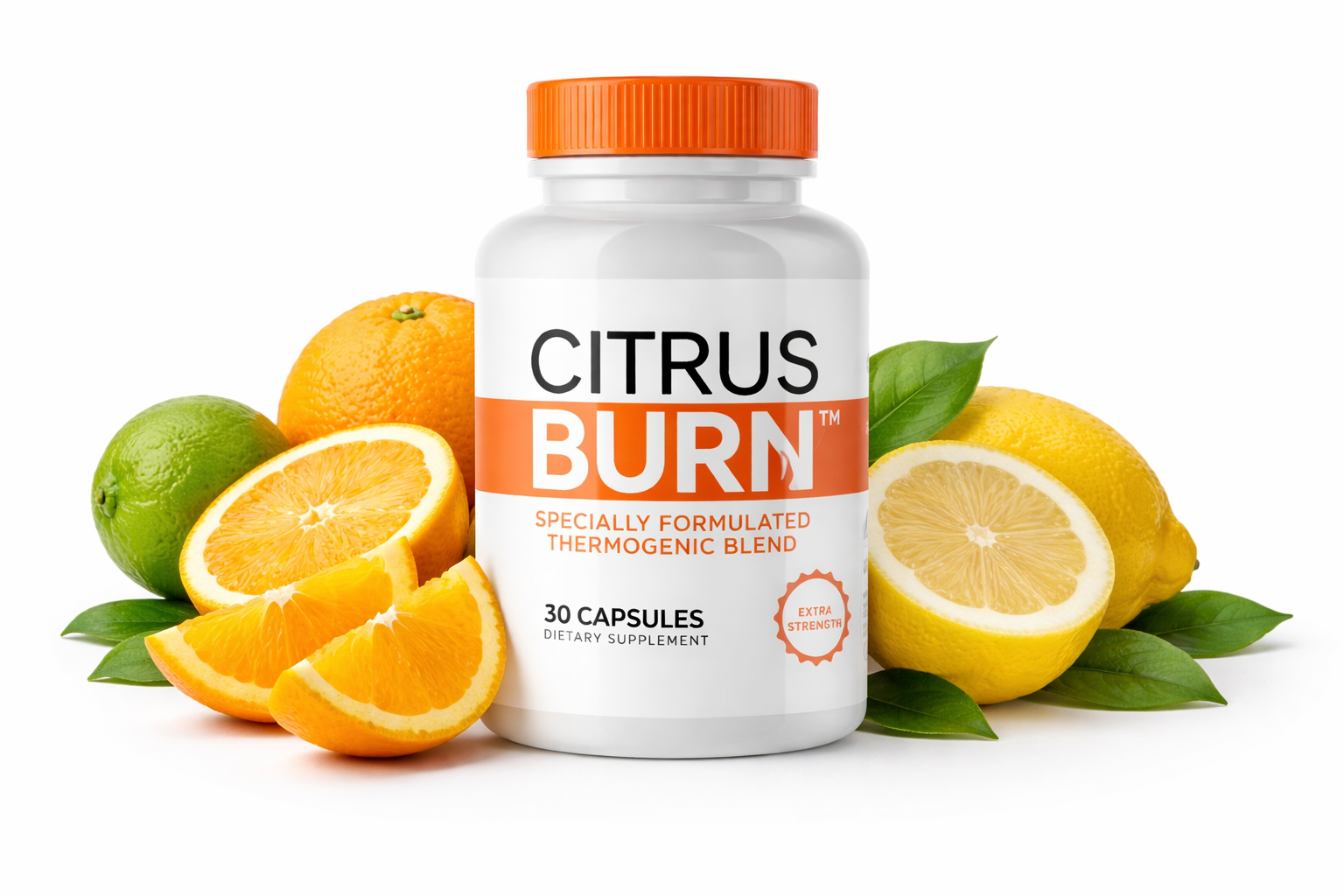 citrus burn supplement bottle fat burner after 40