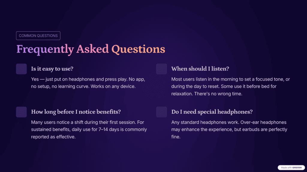 brain song frequently asked questions brainwave audio support info