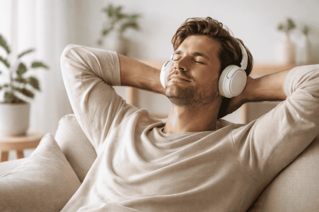 Best Brainwave Audio for Focus & Memory (Science-Based Method) 3 person listening brainwave audio